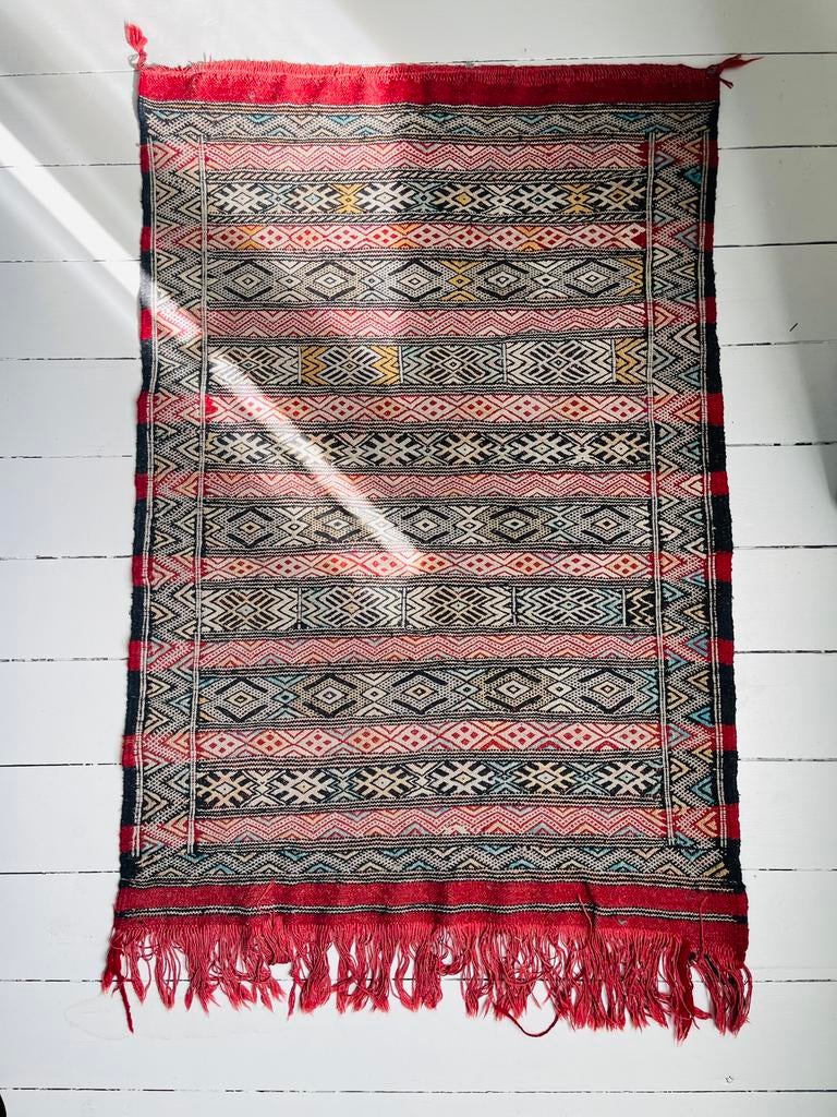 Handgeweven hanbel berber kilim, Antiek en Kunst, Ophalen