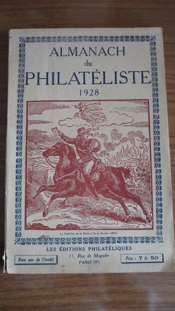 FILATELIE -  Almanach du filatéliste 1928, Ophalen of Verzenden, Boek of Tijdschrift