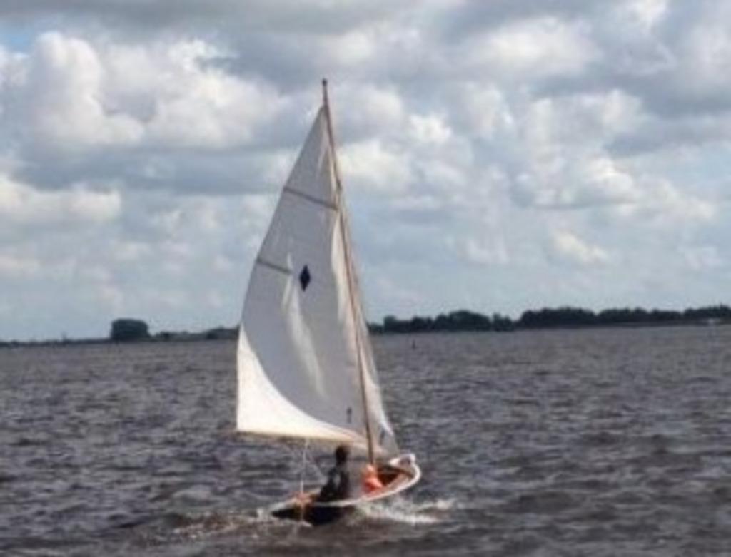 Flits zeilboot + dekzeil en wegtrailer, Hobby & Loisirs créatifs, Hobby & Loisirs Autre, Utilisé, Enlèvement ou Envoi