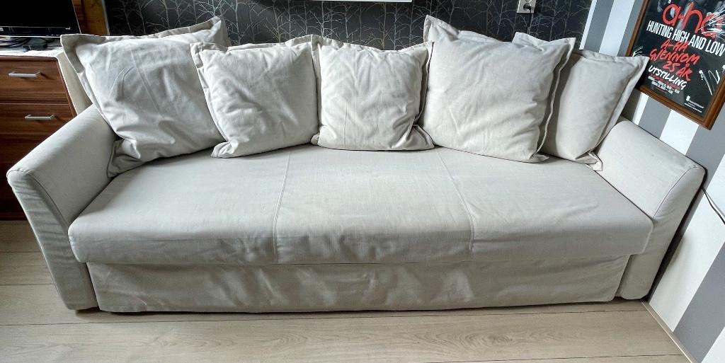 Z.g.a.n. Holmsund (slaap)bank welke in logeerkamer staat, Neuf, Beige, 140 cm, Enlèvement
