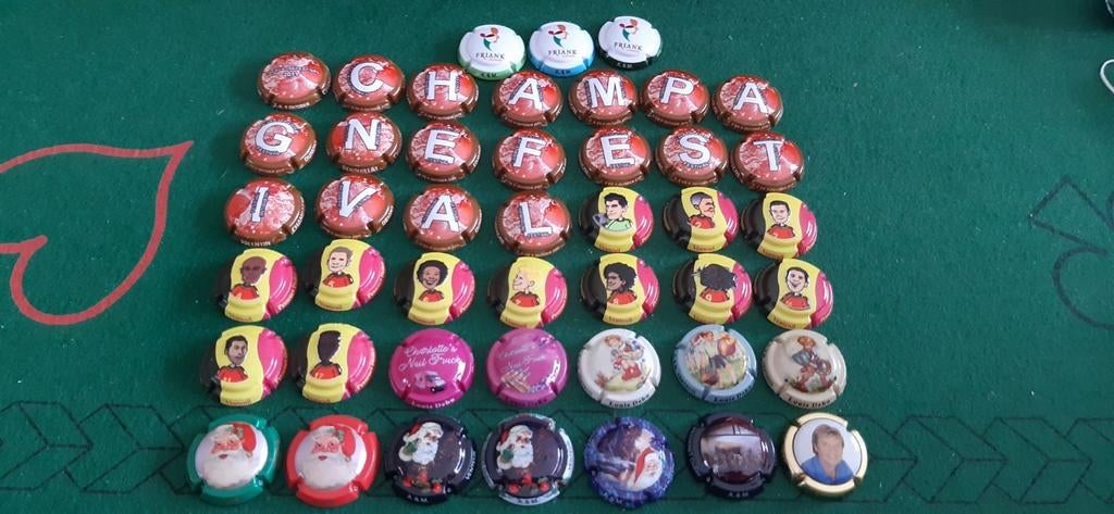 45 Belgische capsules  lot 3, Verzamelen, Ophalen of Verzenden, Zo goed als nieuw
