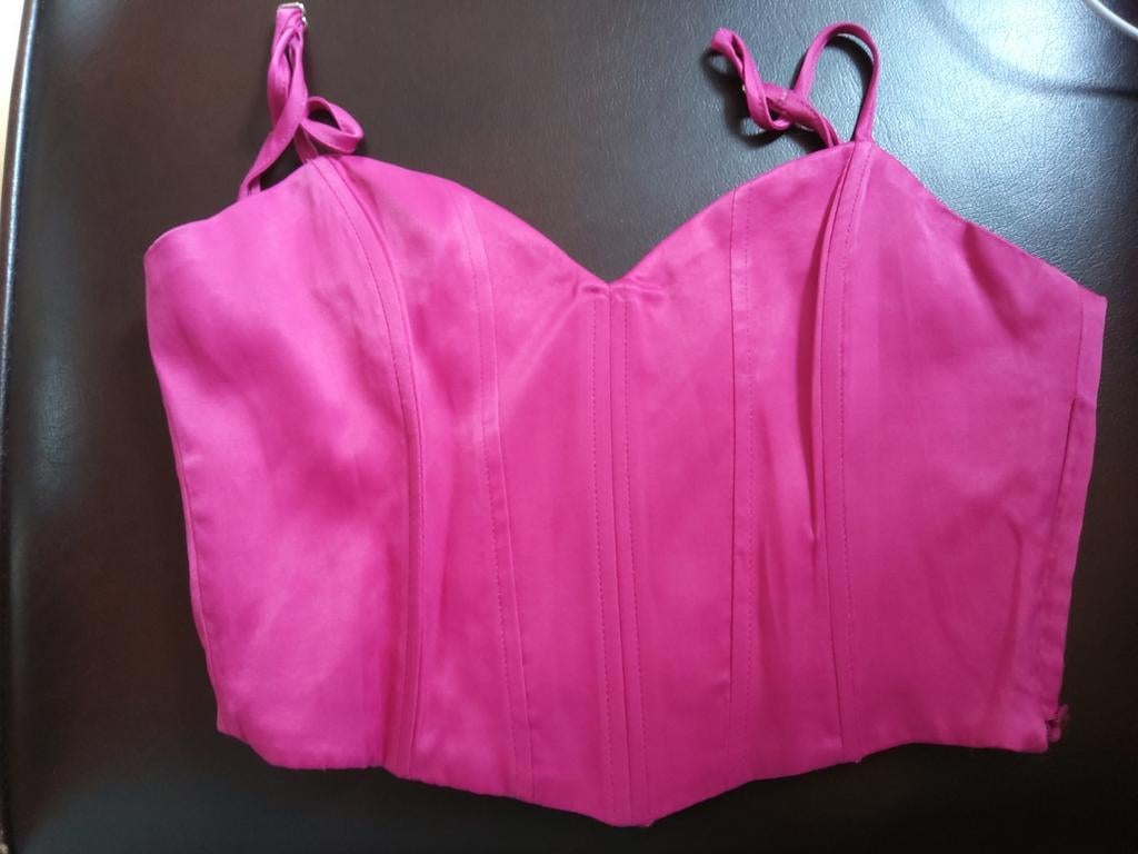 Satijnen topje van Zara maat s eur, Zara, Ophalen of Verzenden, Zo goed als nieuw, Roze