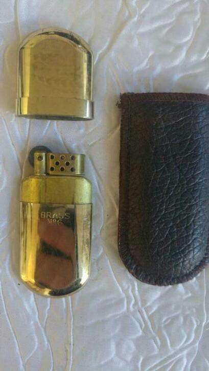 Briquet Aansteker Brass n°6 Marlboro, Ophalen of Verzenden, Zo goed als nieuw, Aansteker
