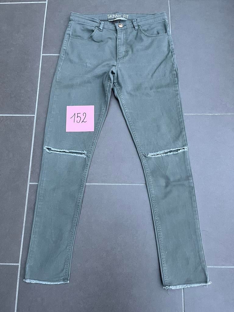 Jeansbroek Skinny fit H&M Maat 152, Broek, Gebruikt, Meisje, H&M