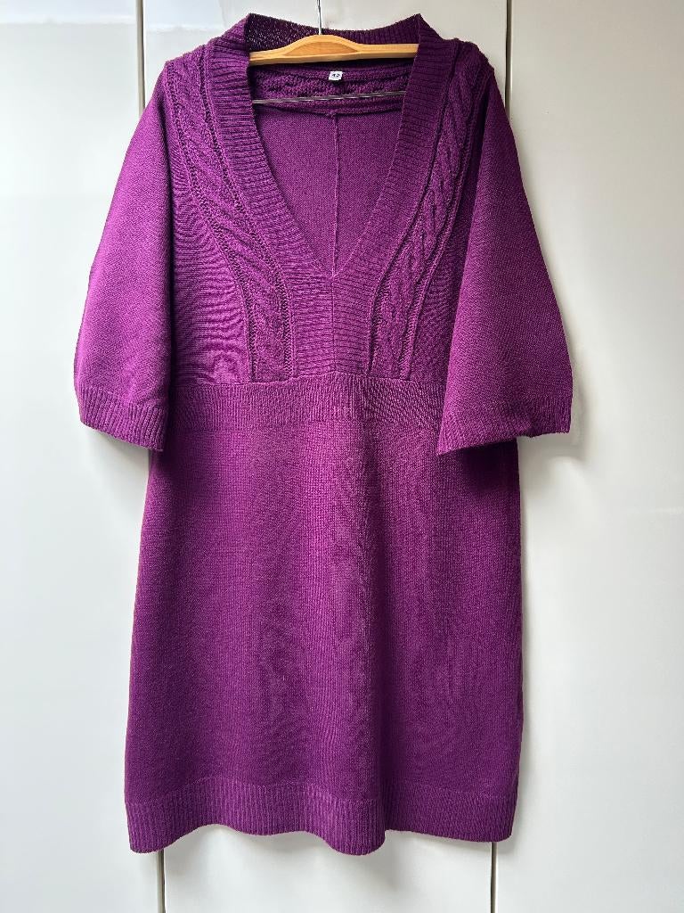 Robe pull violet mauve - Taille 42 *, Taille 42/44 (L), Enlèvement ou Envoi, Sans marque, Comme neuf