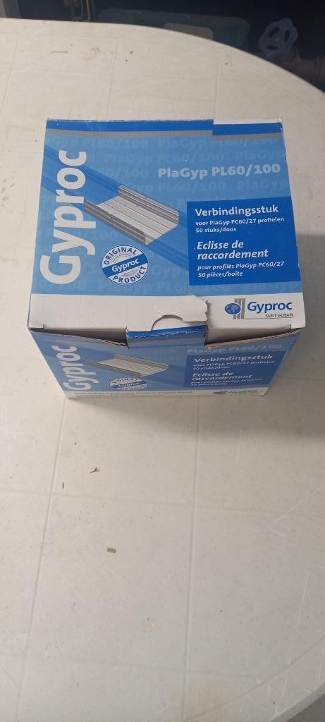Gyproc, Verbindingsstuk - PlaGyp PL60/100: 25st, Ophalen, Nieuw, Overige typen