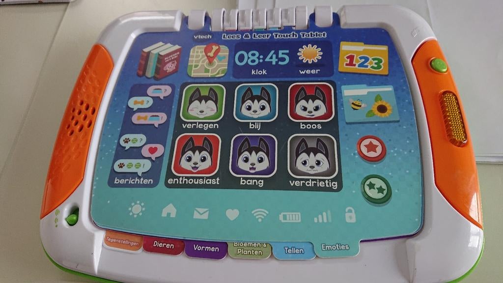 VTECH lees en leer Touch tablet, Kinderen en Baby's, Speelgoed | Vtech, Ophalen, Zo goed als nieuw, 2 tot 4 jaar