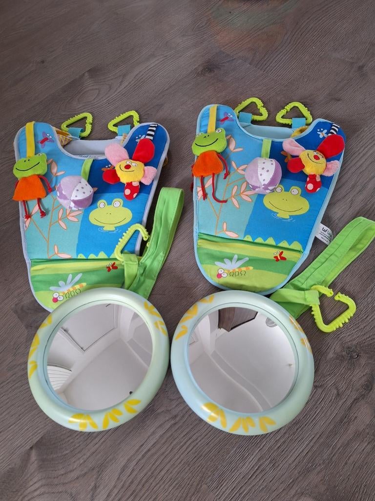 Taf toys autospiegel met speeltjes, Kinderen en Baby's, Ophalen, Gebruikt
