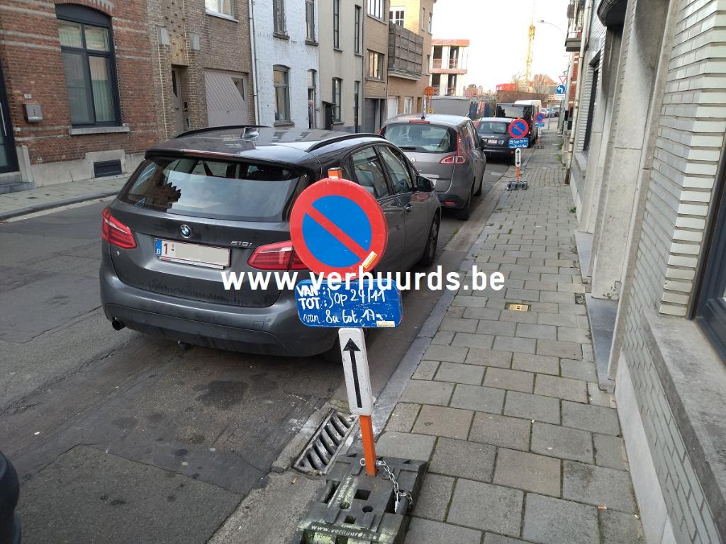 Parkeerborden huren regio Gent Aalst Dendermonde Asse, Ophalen, Zo goed als nieuw