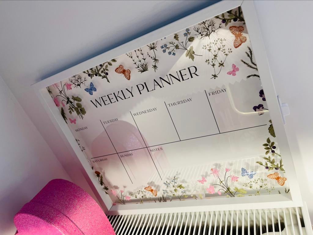 Weekly planner deco, Ophalen of Verzenden