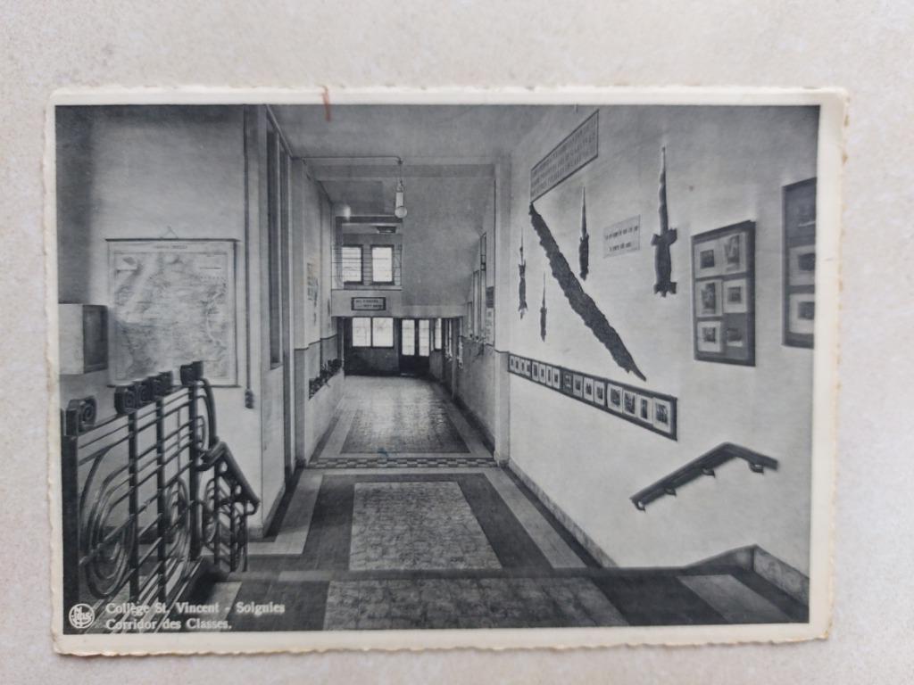 oude postkaart Soignies, Collections, Cartes postales | Belgique, Envoi