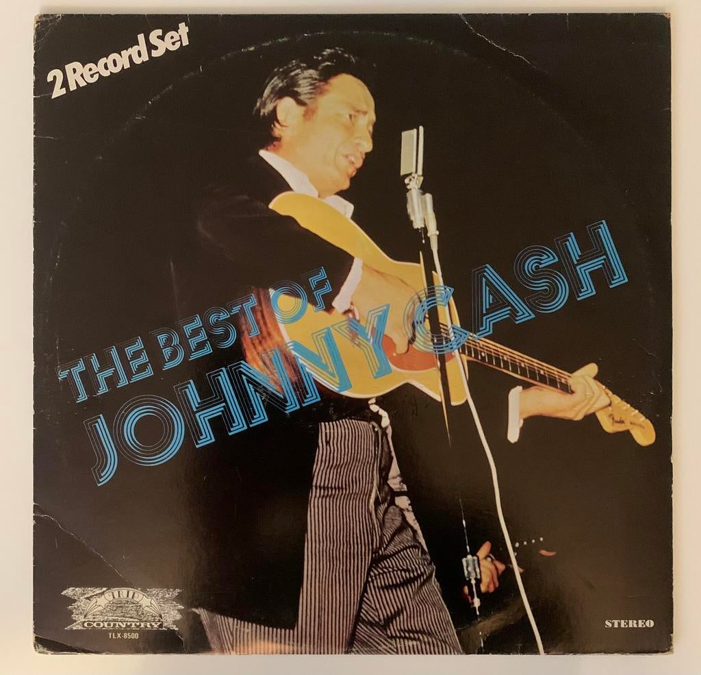Johnny Cash - The best of - 2 x lp, Ophalen of Verzenden, Zo goed als nieuw