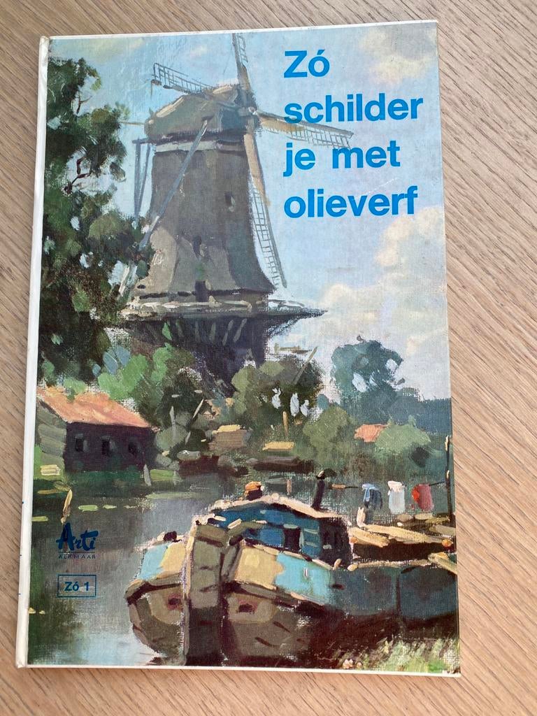 Boek : Zo schilder je met olieverf, Hobby en Vrije tijd, Ophalen of Verzenden, Gebruikt, Olieverf