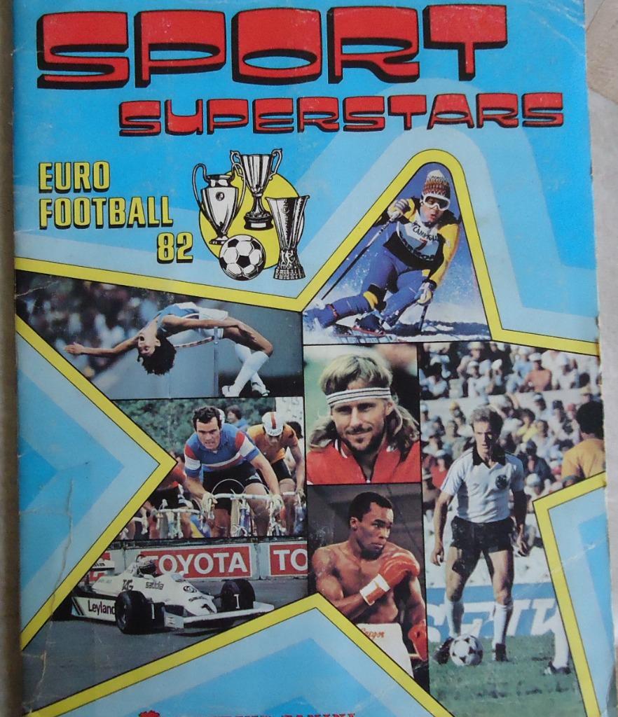 PANINI album d'autocollants SPORT SUPERSTARS EURO FOOTBALL 8, Enlèvement ou Envoi, Autocollant