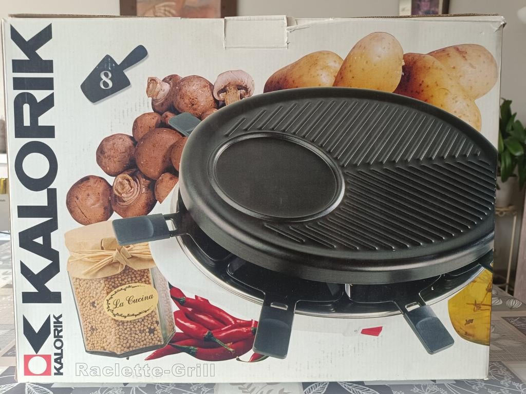 Raclette,grill ( nog in plastic, niet gebruikt ) voor 8 pers, Ophalen