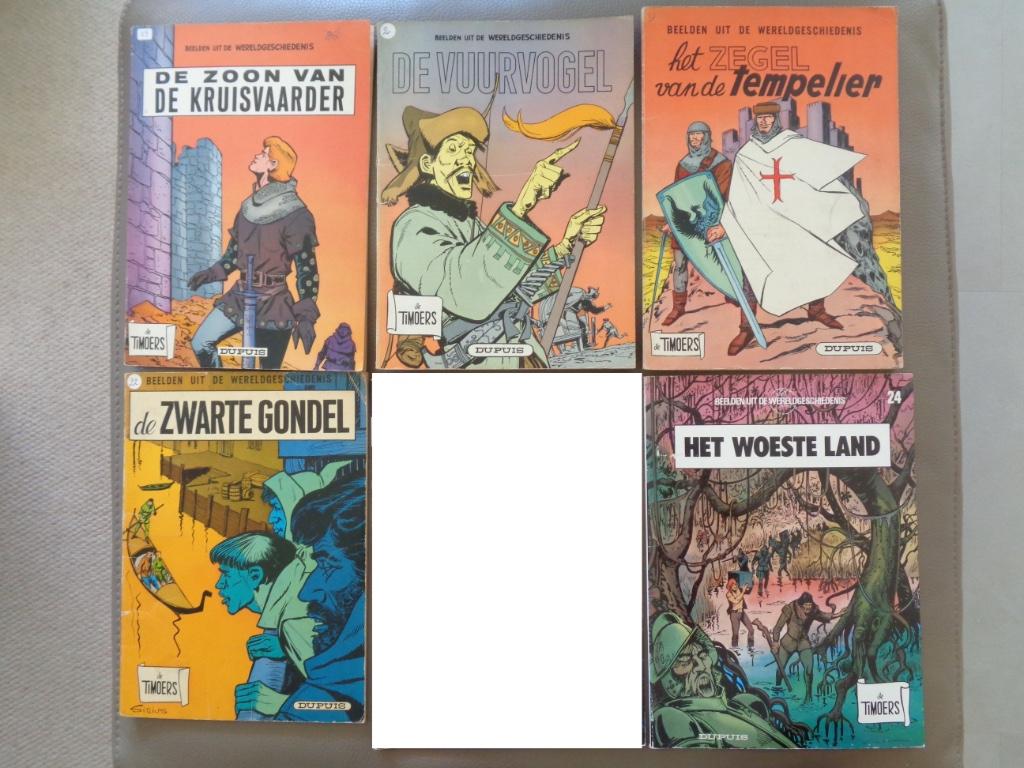 De Timoers - album 19, 20, 21, 22 en 24 (1e dr. 1966-87), Boeken, Stripverhalen, Ophalen of Verzenden