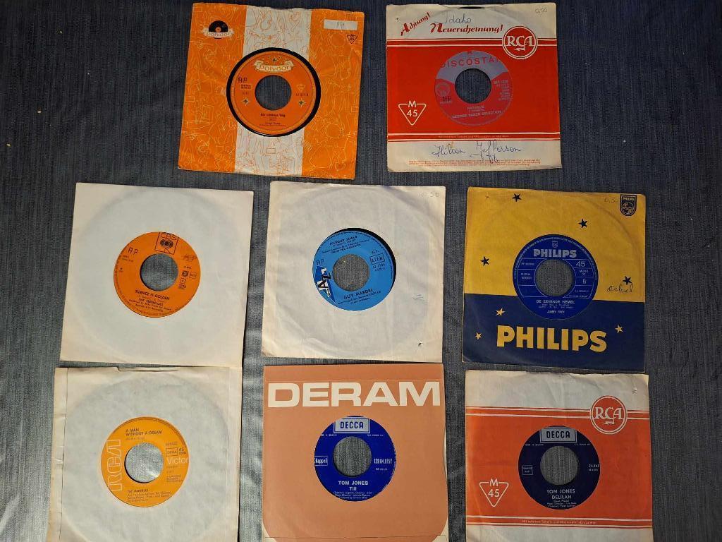 lot de 17 vinyl singles, Enlèvement ou Envoi, Utilisé