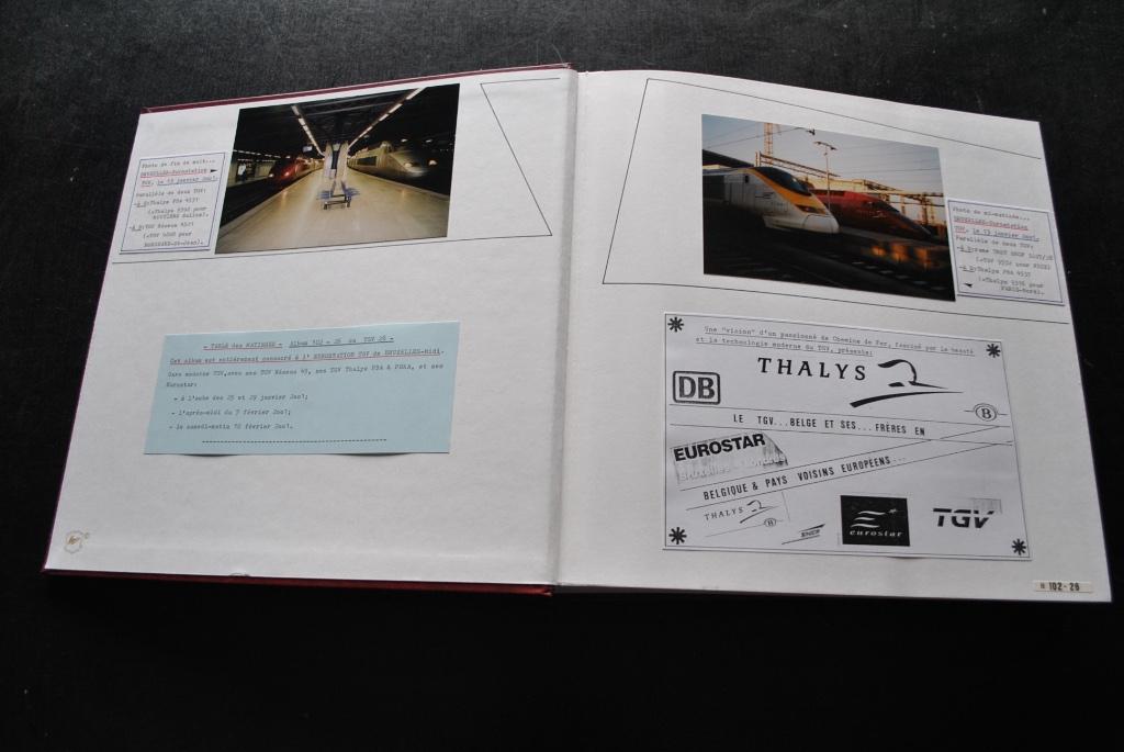 Gros Album photos originales THALYS TGV 28 RARE UNIQUE Train, Enlèvement ou Envoi, Utilisé, Train, Autres types