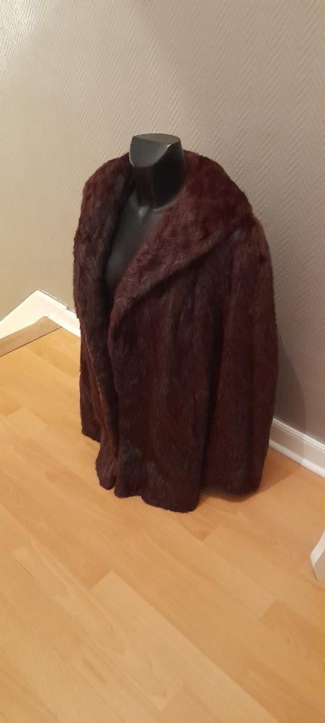 Echte bontjas, Kleding | Dames, Jassen | Winter, Ophalen, Zo goed als nieuw