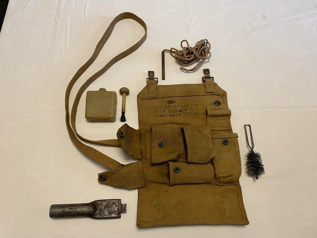 Khaki draagtas 1943 Engels leger voor reiniging Brengun, Verzamelen, Ophalen of Verzenden, Landmacht, Overige typen