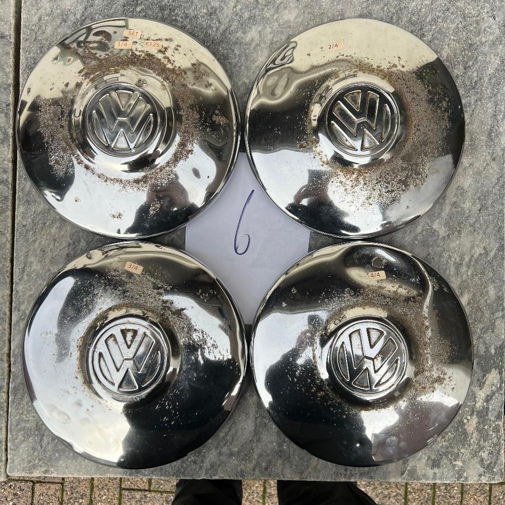 VW Chromen Wieldop 5x205 Kever 66-67 Ghia 66 Type 3 62-65, Enlèvement ou Envoi, Utilisé