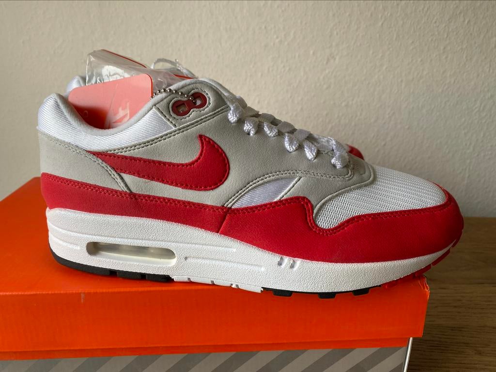 Nieuw Nike Air Max 1 Anniversary OG Red 40 40.5 90 95 97 98, Overige kleuren, Nike, Nieuw, Ophalen of Verzenden
