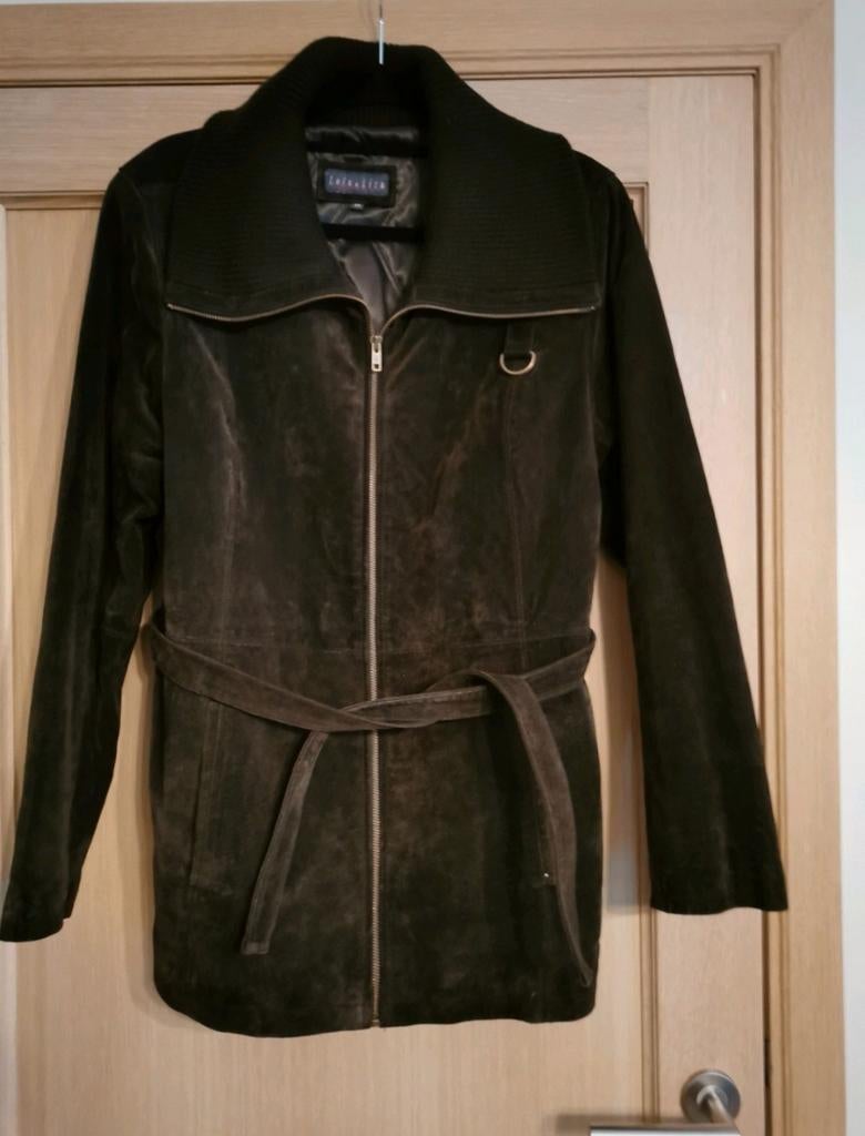 Mooie daim vest, Bruin, Maat 42/44 (L), Ophalen of Verzenden, Zo goed als nieuw