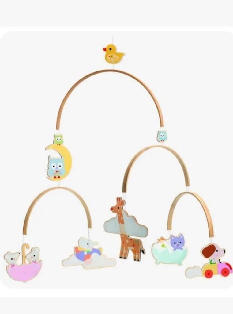 Mobile en bois bébés animaux - Djeco, Enlèvement, Neuf, Mobile