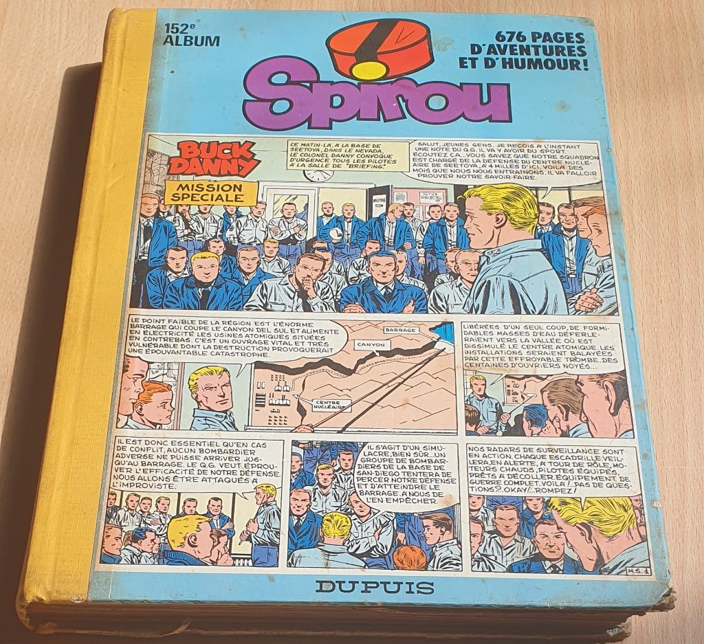 152. Spirou album du journal, Boeken, Stripverhalen, Gelezen, Eén stripboek, Ophalen of Verzenden