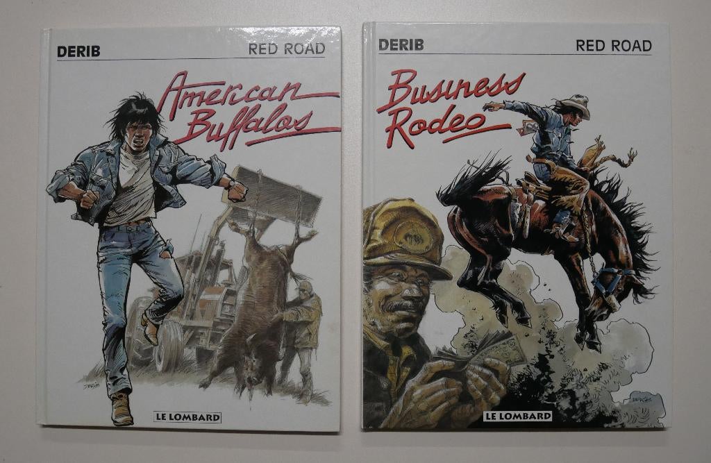 BD Red Road 1 American buffalos 2 Business rodéo, Eén stripboek, Ophalen of Verzenden, Zo goed als nieuw