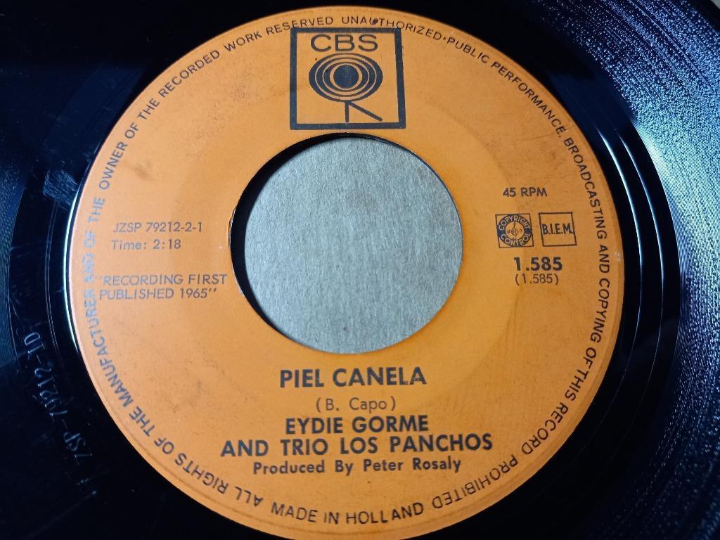 Eydie Gorme &Trio Los Panchos ‎– Piel Canela / Sabor A Mi '7, Cd's en Dvd's, Vinyl Singles, Zo goed als nieuw, Single, Latin en Salsa
