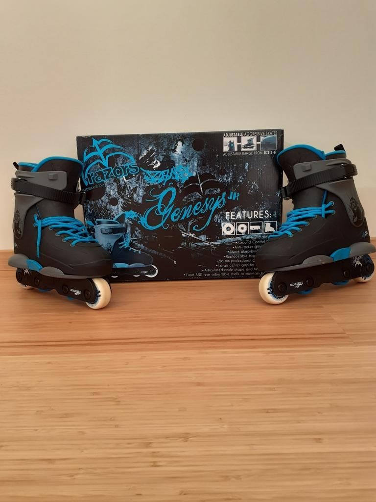 Rollers Razors Genesys Junior taille 36-39, Enlèvement ou Envoi, Comme neuf