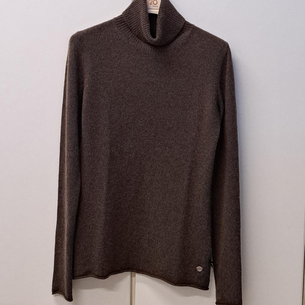Hampton Bays 100 % cashmere rolkraag trui S Nieuwstaat, Kleding | Dames, Bruin, Nieuw, Ophalen of Verzenden, Hampton Bays