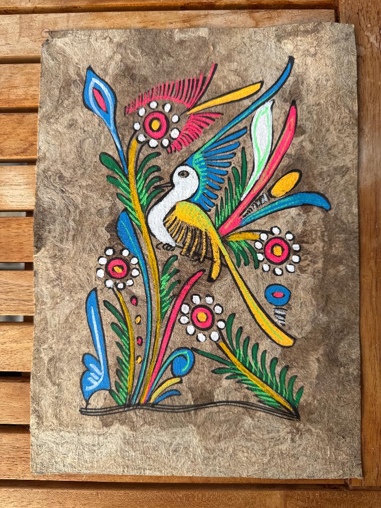 Peinture Mexicaine sur papier fait à la main, Enlèvement