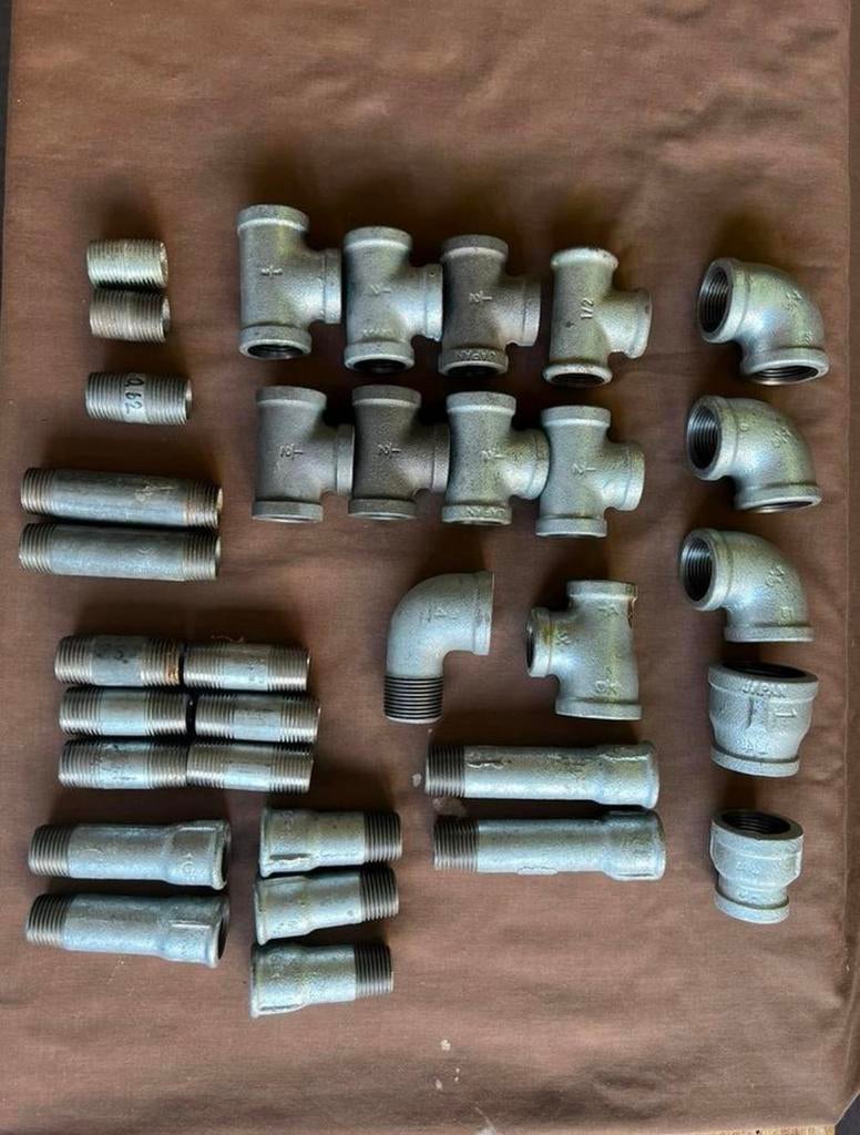 Gegalvaniseerde koppelingen 124 stuks, Enlèvement, Neuf