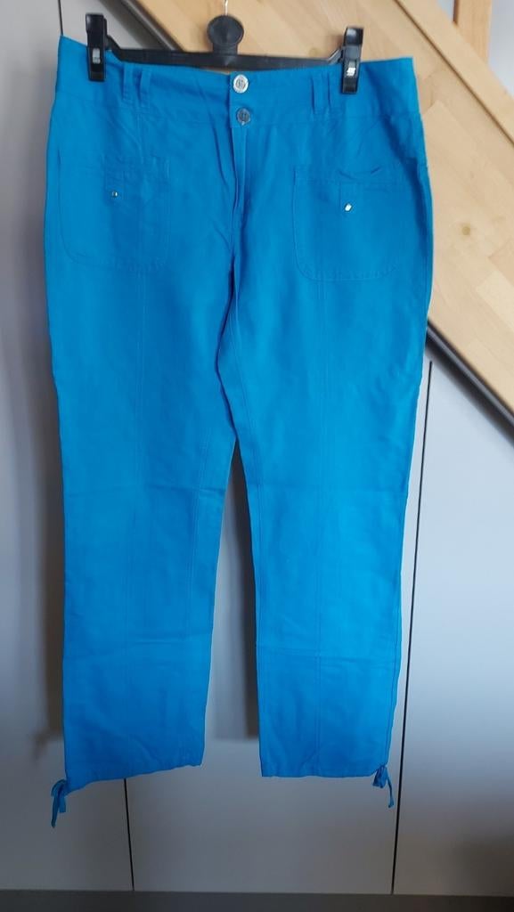 pantalon 42, Ophalen of Verzenden, Gedragen, Blauw