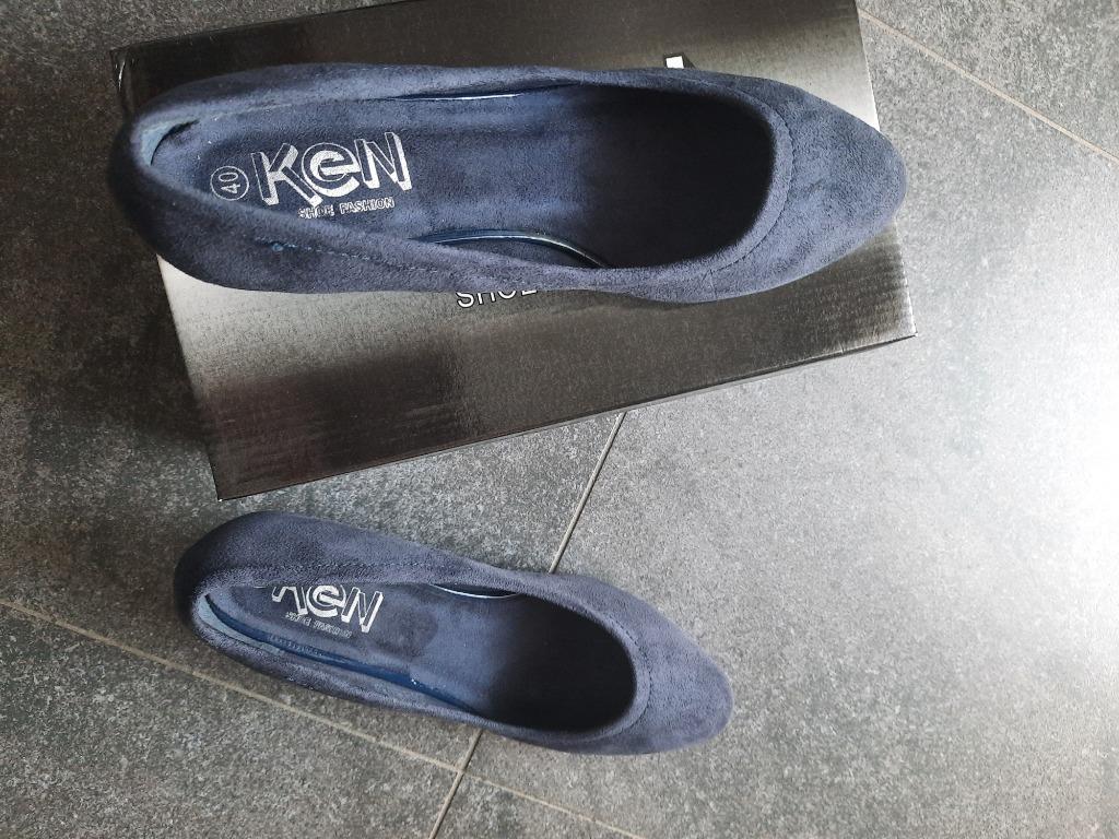blauwe pump maat 40, Kleding | Dames, Ophalen, Zo goed als nieuw