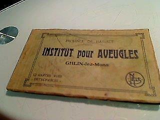 Très anciennes cartes-vues de l'institut des aveugles Ghlin, Enlèvement ou Envoi