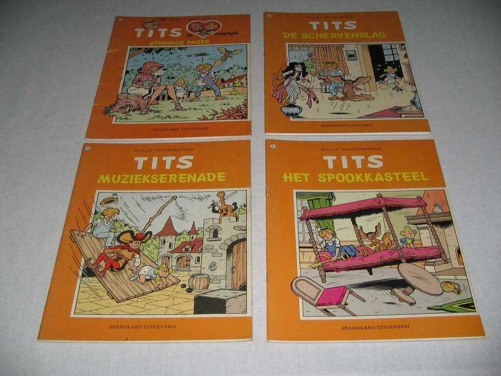 Tits pakketje allemaal eerste druks, Plusieurs BD, Envoi, Utilisé, Willy Vandersteen