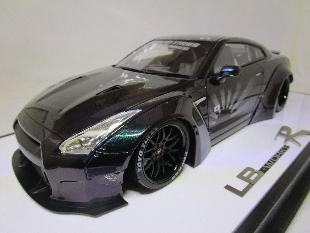 make up eidolon 1:18 nissan r35 liberty walk andromedia, Ophalen of Verzenden, Zo goed als nieuw, Auto, Overige merken