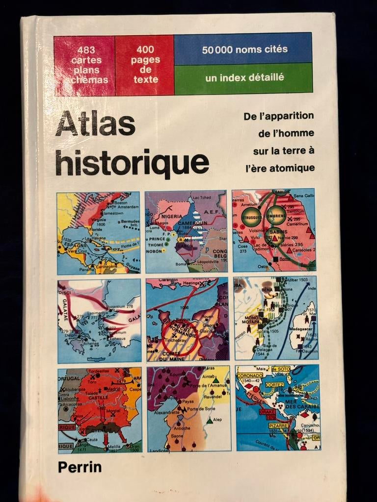 Atlas Historique Perrin, Livres, Enlèvement ou Envoi, Utilisé