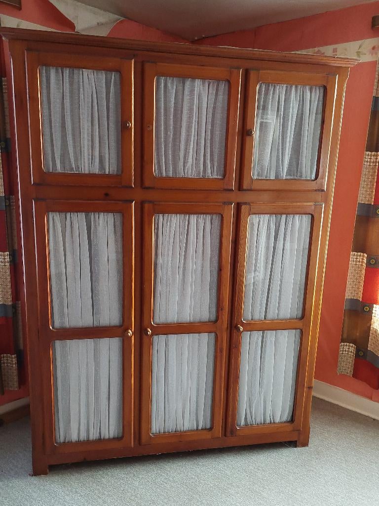 Armoire vitrée, Maison & Meubles, Enlèvement, Utilisé, Avec tablette(s)