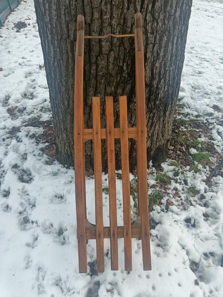 Beukenhout slee Davos Hadee lengte 100 cm, Ophalen of Verzenden, Gebruikt, Hout