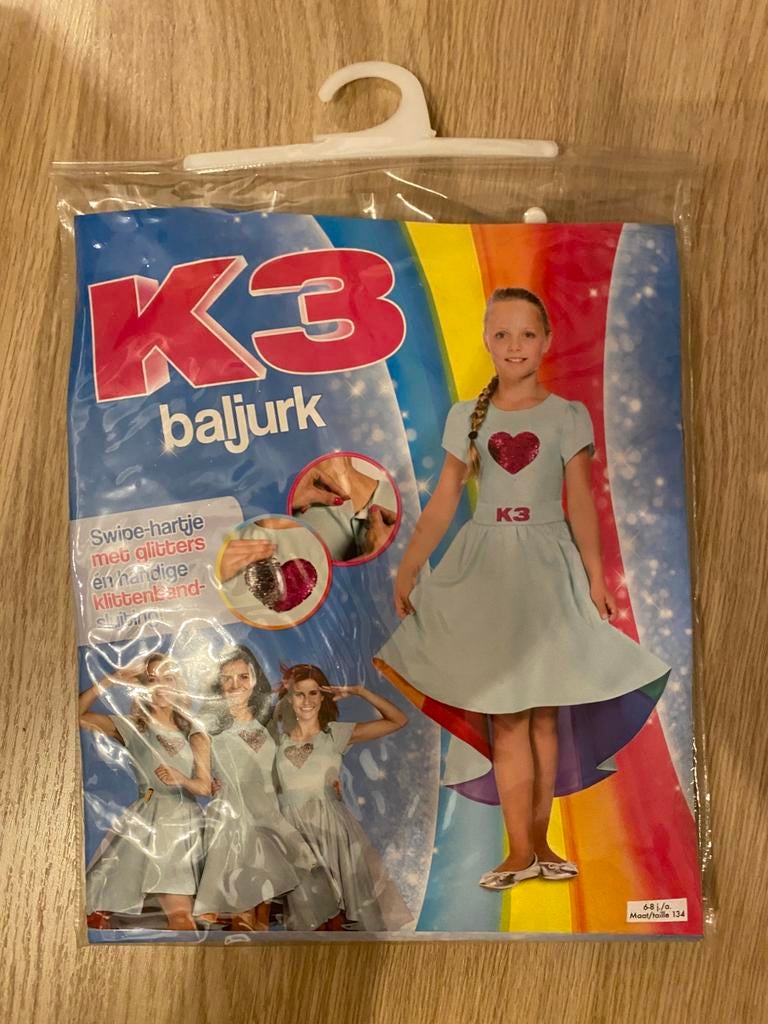 K3 baljurk voor 6-8 jaar, Ophalen, Gebruikt, 134 t/m 140, Meisje