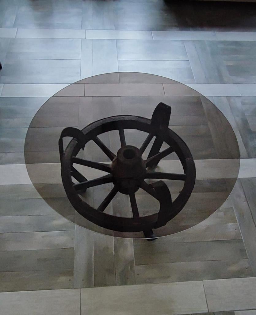 salon tafel, Glas