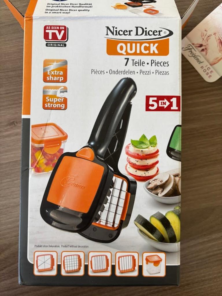 Nicer Dicer Quick groentensnijder, Verzenden, Zo goed als nieuw
