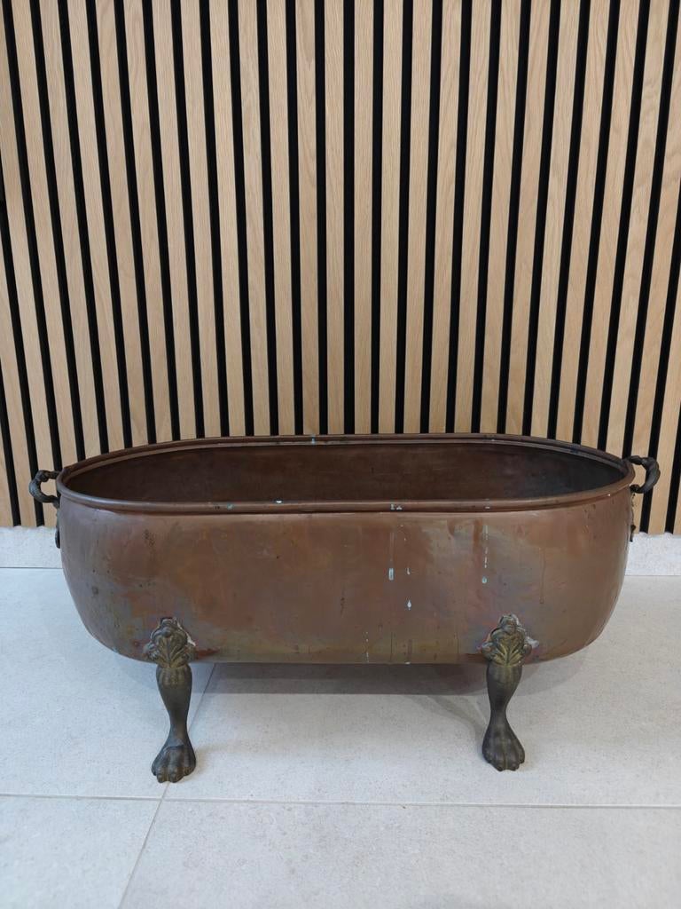 Baignoire cuivre 19eme, Enlèvement ou Envoi