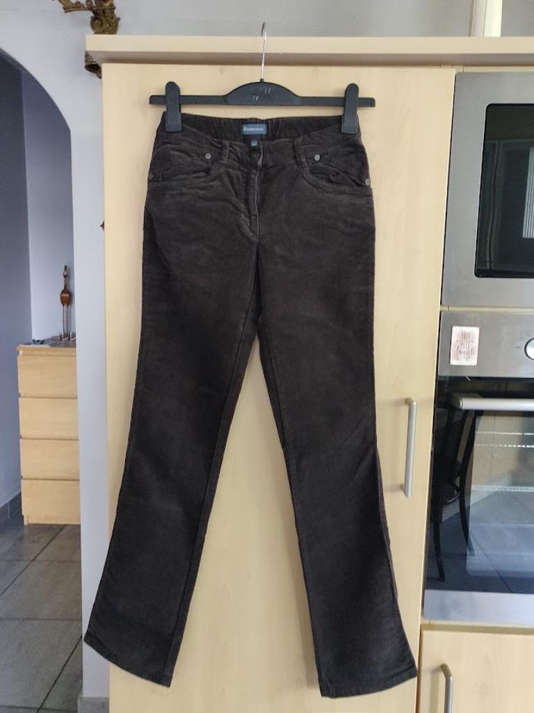 Broek Terre Bleu.  maat M., Kleding | Dames, Maat 38/40 (M), Bruin, Ophalen of Verzenden, Zo goed als nieuw