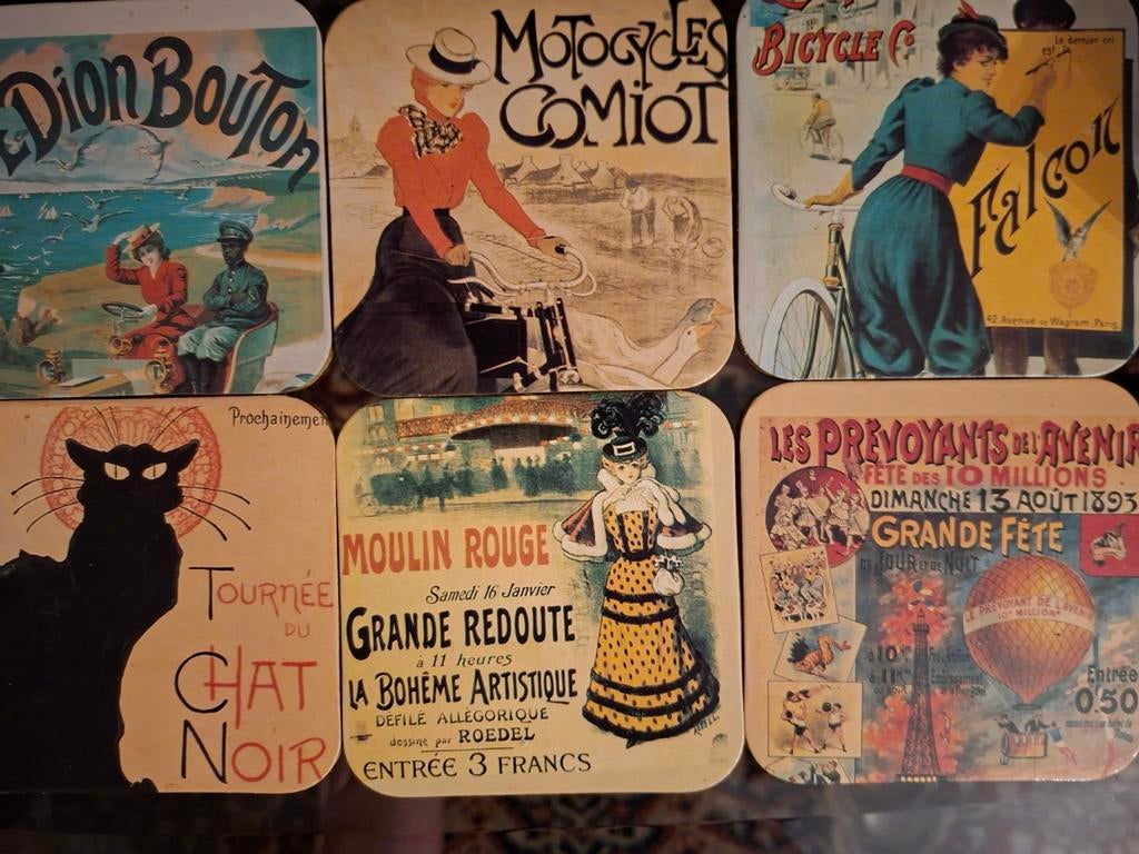Onderzetters Moulin Rouge, Ophalen
