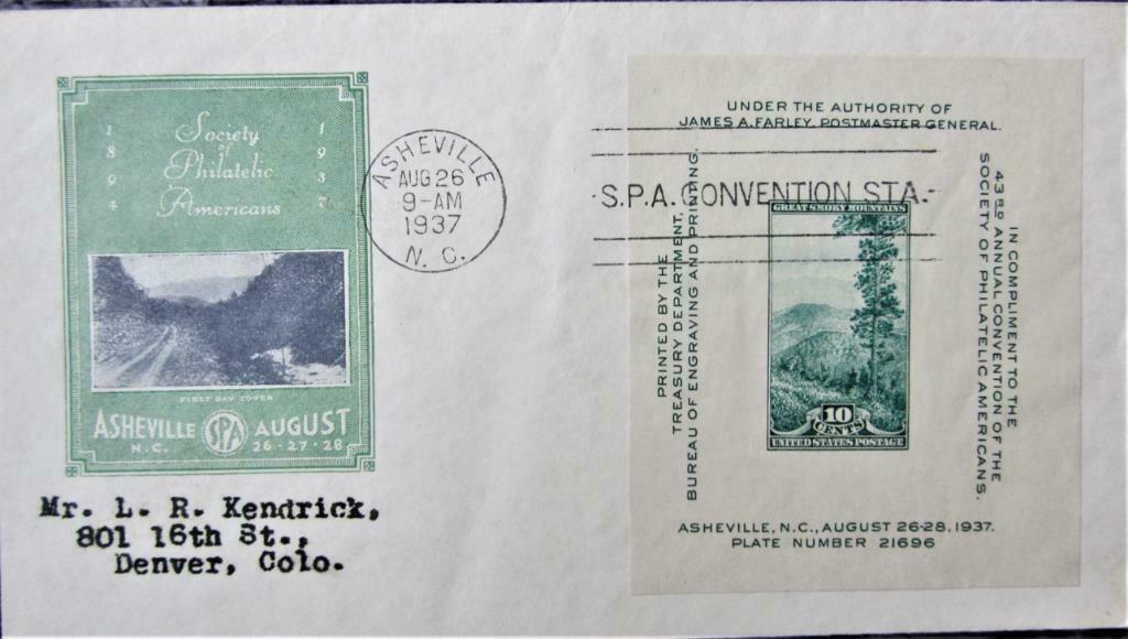 FDC- U.S.A. GREAT SMOKY MOUNTAINS- NATUUR (ZELDZAME COVER)., Enlèvement ou Envoi, Affranchi, Animal et Nature